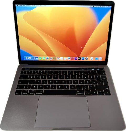  Apple MacBook Pro 13 Mid 2017 EMC:3163 i7(7th)/1024SSD/16GB/Iris Plus 640/Ventura/Akku rossz.