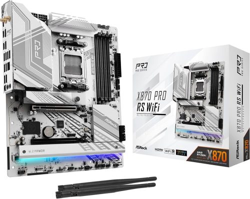 ASRock X870 PRO RS WiFi alaplap AMD AM5 DDR5 PCIe 5.0