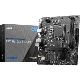 MSI PRO H610M-E DDR4 alaplap Intel H610 chipsettel