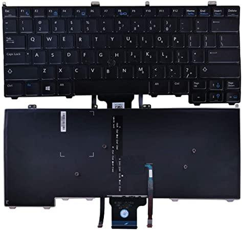 Dell Latitude E7240 E7440 USA Billentyűzet