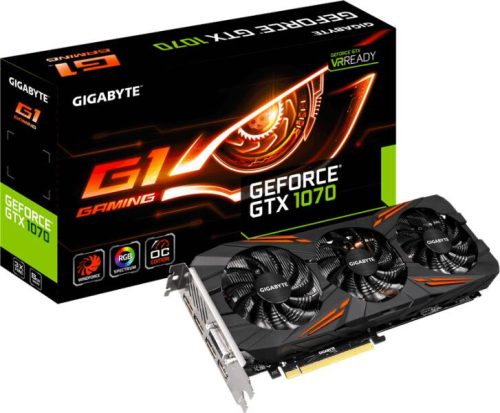 GIGABYTE GeForce GTX 1070 G1 Gaming 8GB – Erős grafikus kártya