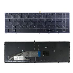   HP ZBOOK 15 17 G3 G4 pointerrel, kerettel, háttérvilágítással, USA Billentyűzet