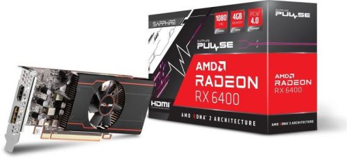 SAPPHIRE PULSE Radeon RX 6400 4GB GDDR6 videokártya