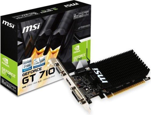 MSI GeForce GT 710 2GB GDDR3 64bit LP videokártya